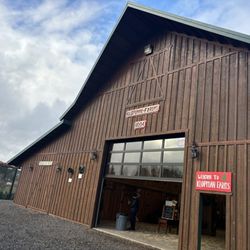 Klopman Farms U-Cut Christmas Trees - The adorable barn when you pay and find all of your warm drinks.