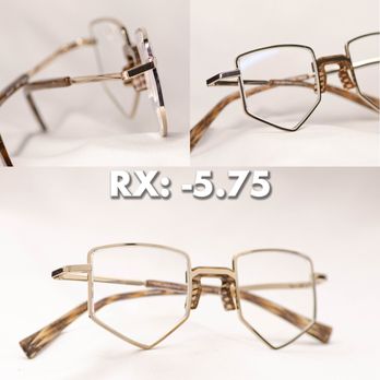 New Specs Optical - Proper frame choice does a lot of heavy lifting in getting thinner lenses. We take it the rest of the way. -5.75 in a thin metal frame! - Eyewear & Opticians Near Me - Santa Ana, California
