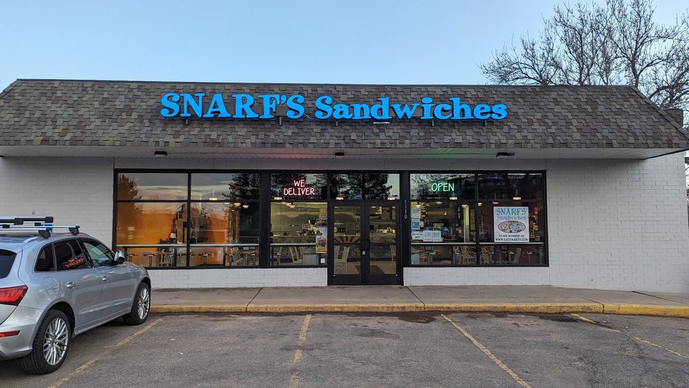 SNARF’S SANDWICHES Updated April 2024 1110 E South Boulder Rd
