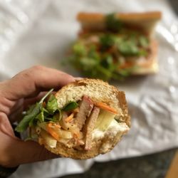Cafe Aroma - Chinese BBQ Pork Sandwich