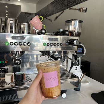 The Perfect Box Cafe - Iced Dulce de Leche Latte - Bakeries Near Me - Covina, California The Perfect Box Cafe - Iced Dulce de Leche Latte - Bakeries Near Me - Covina, California