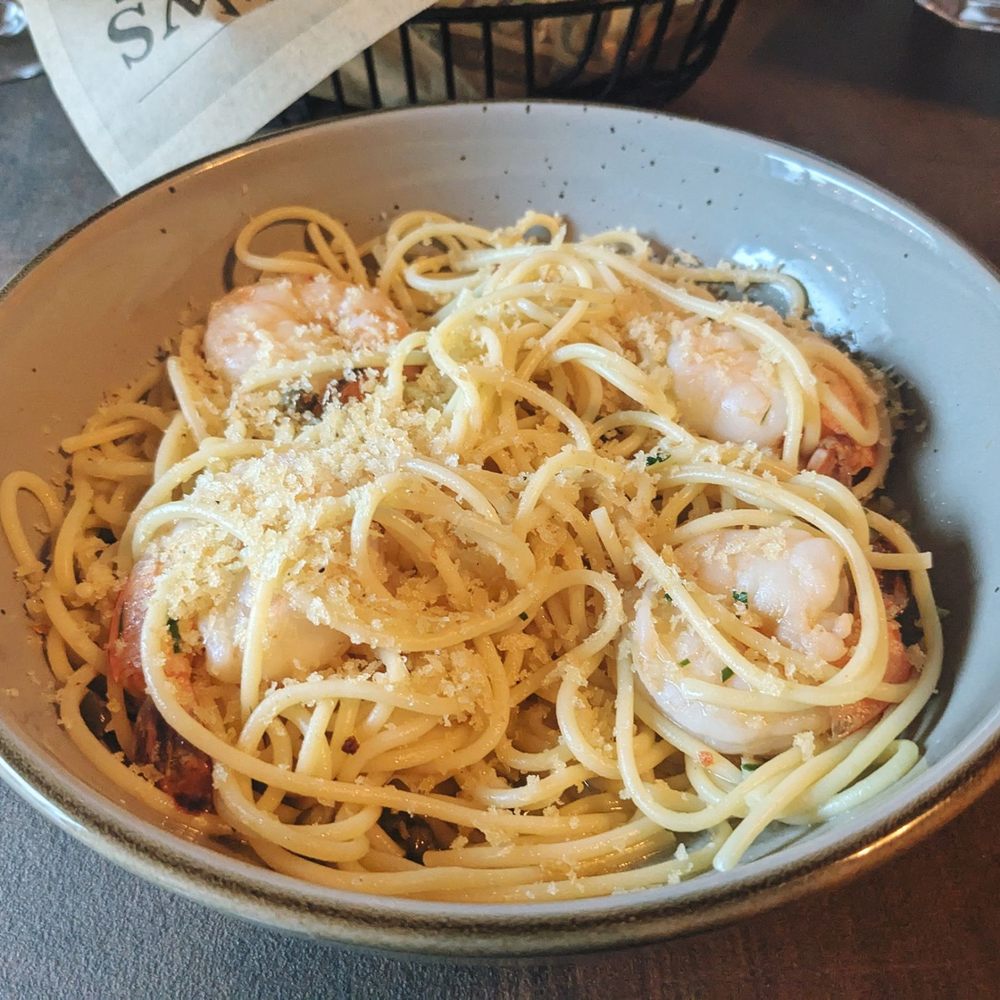 Madeline's Nibbles & Wine - Shrimp Scampi Pasta - Wine Bars Near Me - La Grange, Kentucky Madeline's Nibbles & Wine - Shrimp Scampi Pasta - Wine Bars Near Me - La Grange, Kentucky