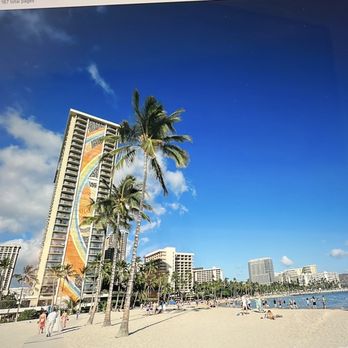 Honolulu Wedding Group - Leaning tower of Waikiki. Another irrelevant photos and incorrect lense used. Only nice part is this shows how blue the sky was. - Wedding Planning Near Me