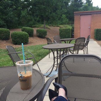 Caribou Coffee - Quiet outdoor seating in the back to ensure a peaceful cup of coffee can be had. - Coffee & Tea Near Me - Raleigh, North Carolina Caribou Coffee - Quiet outdoor seating in the back to ensure a peaceful cup of coffee can be had. - Coffee & Tea Near Me - Raleigh, North Carolina