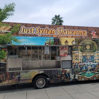 Just Syrian Shawarma - a food truck parked on the side of the road - Food Trucks Near Me - Glendale, California