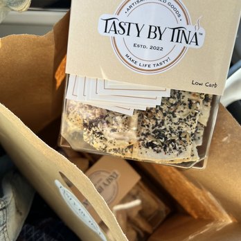 Tasty by Tina - The packaging is so cute!! - Bakeries Near Me