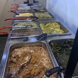 The Lunchbox - Sweet potato soufflé, squash, okra & tomatoes, cabbage, peas- English, northern, lima, corn on the cob, cornbread & yeast rolls!