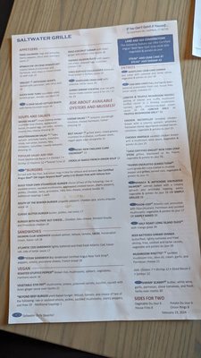 Menu photo 2 Litchfield Saltwater Grille Litchfield, CT Menu photo 2 Litchfield Saltwater Grille Litchfield, CT
