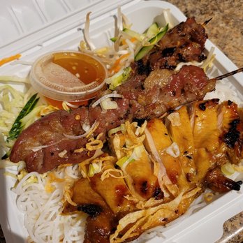 The Clouds Vietnamese Cuisine - V3, Lemon grass chicken and two pork skewers. $15.45 - Food Delivery Services Near Me - Vancouver, British Columbia The Clouds Vietnamese Cuisine - V3, Lemon grass chicken and two pork skewers. $15.45 - Food Delivery Services Near Me - Vancouver, British Columbia