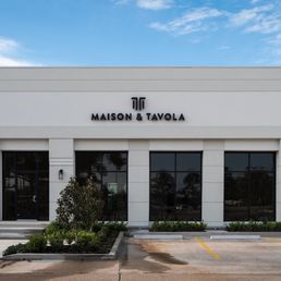 Exterior outside entrance of Maison & Tavola - Maison & Tavola storefront - Houston, Texas Exterior outside entrance of Maison & Tavola - Maison & Tavola storefront - Houston, Texas