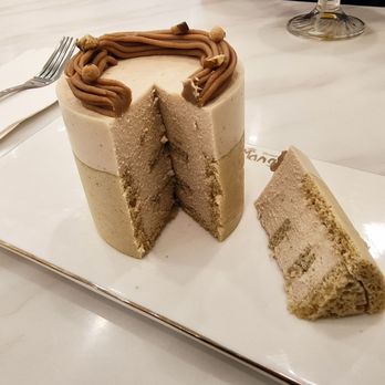 Mango Mango Dessert - Autumn Chestnut Earl Grey Cake (cross section) - Ice Cream & Frozen Yogurt Near Me - Bayside, New York