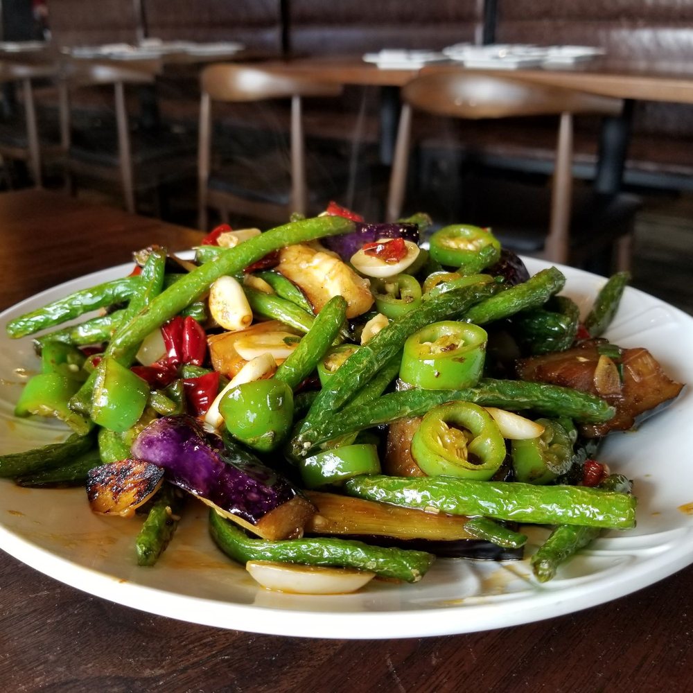 Spicy Dragon - String Beans with Eggplant - Chinese Near Me - Sacramento, California Spicy Dragon - String Beans with Eggplant - Chinese Near Me - Sacramento, California