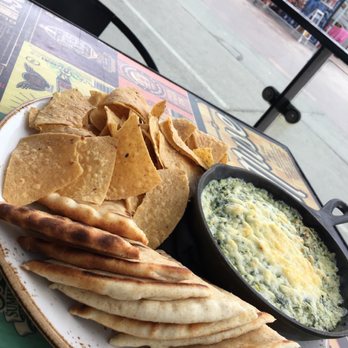 Draft - Spinach dip with pita and chips! Yum - American Near Me - San Diego, California