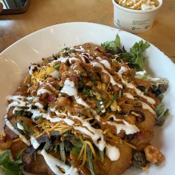 Tocabe An American Indian Eatery - Ground Beef Frybread - American Near Me - Denver, Colorado Tocabe An American Indian Eatery - Ground Beef Frybread - American Near Me - Denver, Colorado