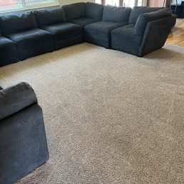 After cleaning of couch and carpet (free carpet cleaning!) After cleaning of couch and carpet (free carpet cleaning!)