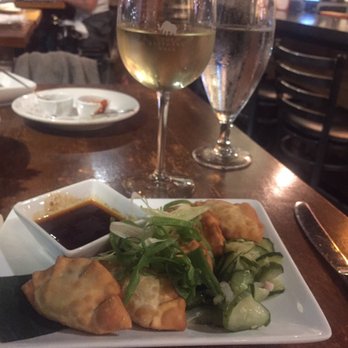 The Elephant Walk - Crispy dumplings with lemon grass dipping sauce - Cambodian Near Me - Boston, Massachusetts