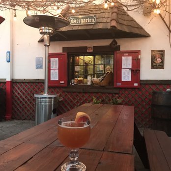 Bratz Y'all! - Outdoor seating with Grapefruit beer - German Near Me - New Orleans, Louisiana