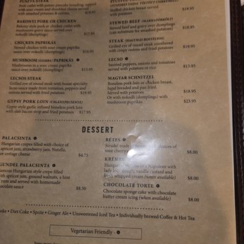 Huszar - Menu - Bars Near Me - Pittsburgh, Pennsylvania
