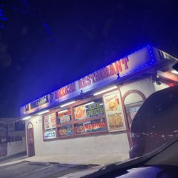 La Huasteca Mexican Foods - Outside lit up - next to Chevron 35ave-Camelback