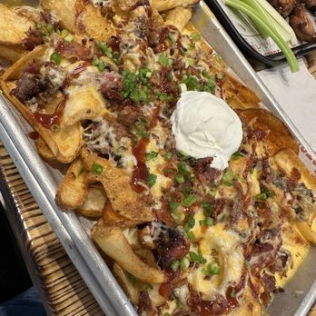 Jacks Feed Store And Bar-B-Q - Loaded Fried Potatoes w/ Brisket - Barbeque Near Me - Alpharetta, Georgia