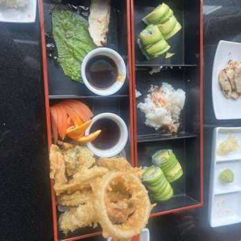 Yamashiro - Teriyaki bento with tempura and avocado rolls. The taste was amazing. - Japanese Near Me - Redondo Beach, California Yamashiro - Teriyaki bento with tempura and avocado rolls. The taste was amazing. - Japanese Near Me - Redondo Beach, California