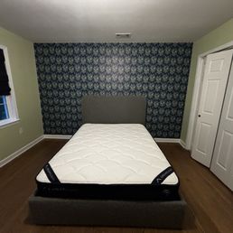 Finished bedroom