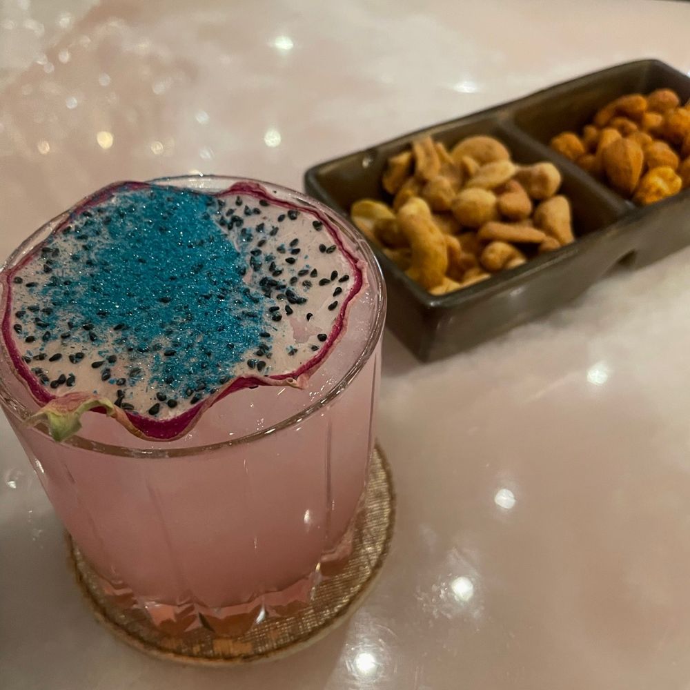 Some wonderful tequila drink with magic dust