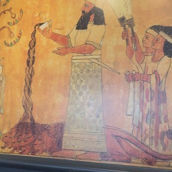 Urartu Coffee - Inside - beautiful mural on the back wall - Coffee & Tea Near Me - Glendale, California