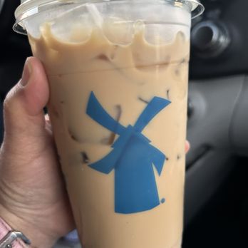 Dutch Bros Coffee - Iced Oat Milk Latte - Juice Bars & Smoothies Near Me - Sanger, California