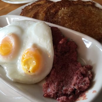 The Original Pancake House - corned beef hash with potato pancakes - Breakfast & Brunch Near Me - Portland, Oregon