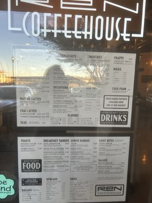 Menu photo 4 Ren Coffeehouse Tucson, AZ