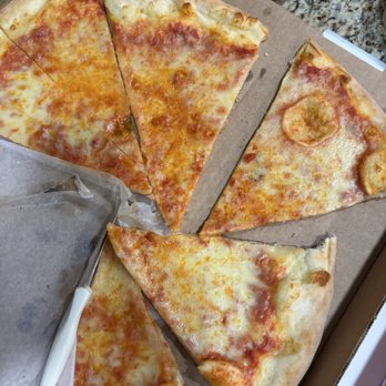 Brooklyn Joes - Cheese (the slices are huge!  We cut them so we could have some of each kind of pizza!) - Pizza Near Me - Dawsonville, Georgia