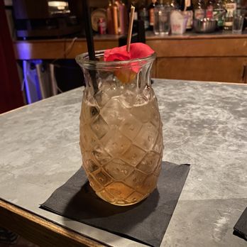 The Modernist - a cocktail in a glass on a bar - Cocktail Bars Near Me - San Antonio, Texas The Modernist - a cocktail in a glass on a bar - Cocktail Bars Near Me - San Antonio, Texas