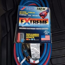 AutoZone Auto Parts - They carry extreme all weather extension cord to plug your vehicle in ...in the winter time ...so it will start.