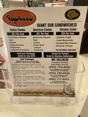 Menu photo 2 Bagelman New Milford, CT Menu photo 2 Bagelman New Milford, CT