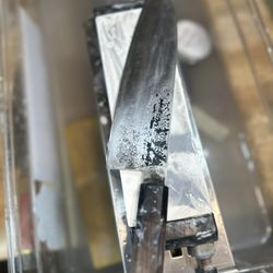 Hudson Valley Sharp - Whetstone sharpening of Takeda knife