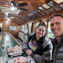 Waffles in a train car with a side of hollywood history. Waffles in a train car with a side of hollywood history.