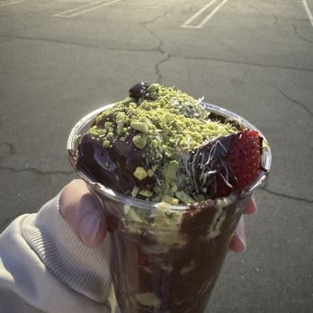 Korner K’nafeh - Dubai chocolate strawberry cup - Desserts Near Me - Northridge, California Korner K’nafeh - Dubai chocolate strawberry cup - Desserts Near Me - Northridge, California