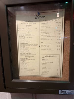 Menu photo 3 Verve Restaurant Somerville, NJ Menu photo 3 Verve Restaurant Somerville, NJ