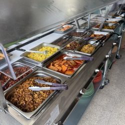 Chu Minh Tofu and Vegan Deli - The buffet.