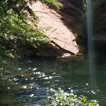 Briar Patch Inn - View of the swimming hole on property - Bed & Breakfast Near Me - Sedona, Arizona