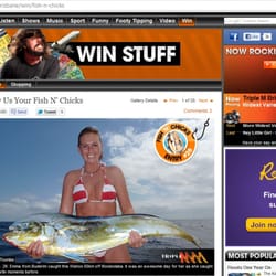 Triple M FM 104.5 - This screen capture of the Triple M website pretty much sums up the station's vibe.
