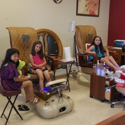 Hair & Nails First - This place is amazing. 3 Pedicures and I am so impressed with the staff and service. I will be back. CHAIRS ARE UP TO DATE. AS OF 2020
