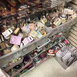 Dynasty Arts and Crafts - One section of the washi tape! There's more bins on the right side.