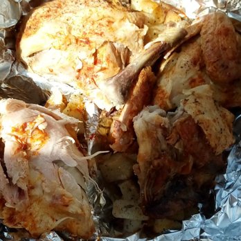 Cafe Corleone - This is the whole chicken and potatoes from the deal with the one pizza for $18. It's amazing I'm coming back in a back again again again - Italian Near Me - Paramount, California