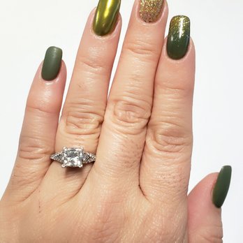 V's Nails Spa - Cannabis Wedding Expo nails. Or camo-ish. Or money. Or St. Patrick's Day. ;) - Nail Salons Near Me - Irvine, California