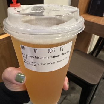 Latea Bubble Tea  - High Mountain Taiwan Oolong Tea - Desserts Near Me - Culver City, California