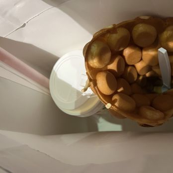 Little Sweet - Egg Puff Waffle Original Flavor - Bubble Tea Near Me - San Francisco, California