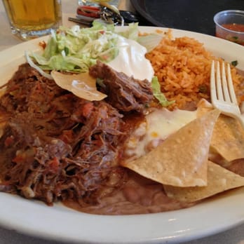 Las Fuentes - Machaca plate is superb. - Mexican Near Me - Reseda, California Las Fuentes - Machaca plate is superb. - Mexican Near Me - Reseda, California