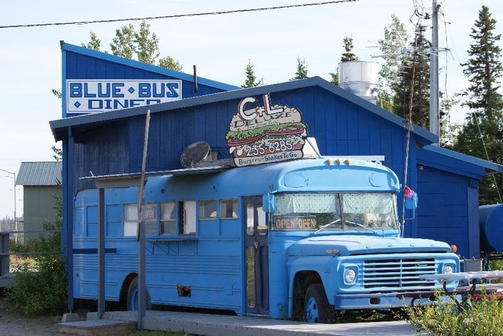 Blue Bus Diner Logo
